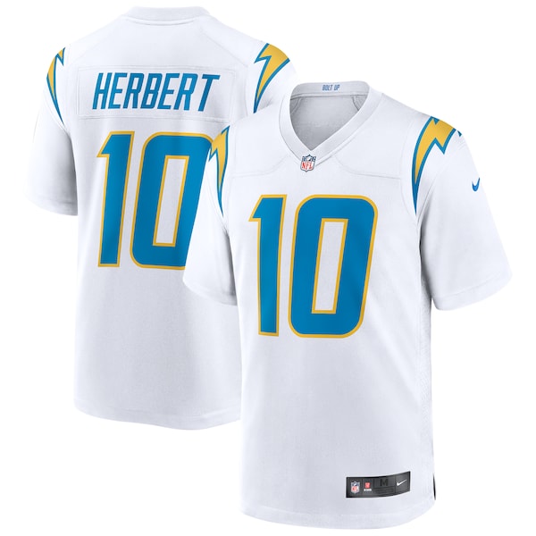 Men's Los Angeles Chargers Justin Herbert Nike Whi Indianapolis Colts jerseys